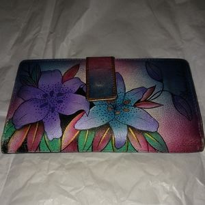 Amuschka large wallet NWOT.